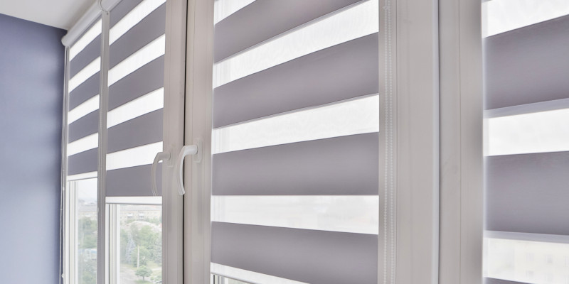 Zebra Roller Blinds in Fort Lauderdale, Florida