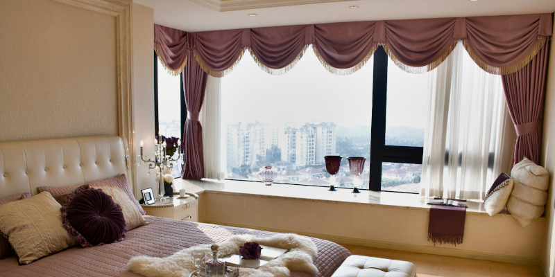 Valance Window Treatments in Fort Lauderdale, Florida